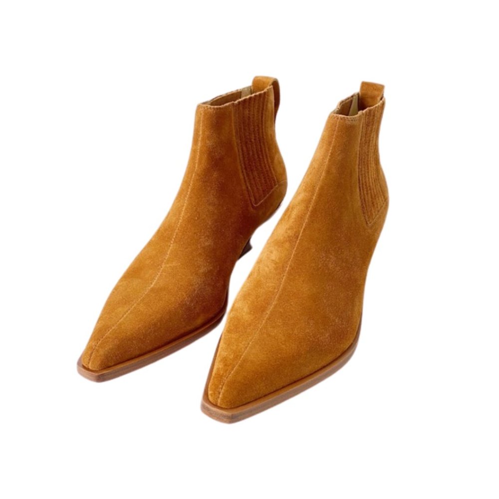 rag & bone Tan Suede Ankle Boots